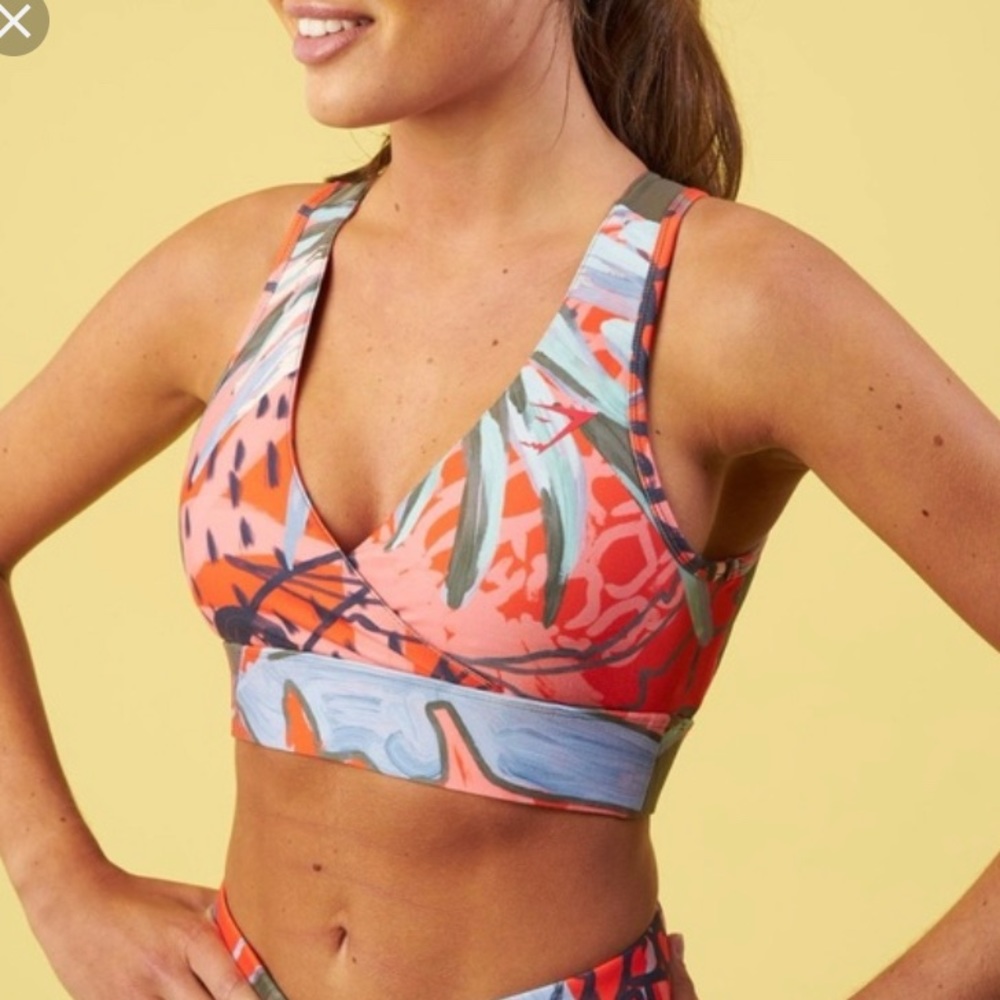 SOLD Gymshark//Nikki Blackketter Pineapple Bra